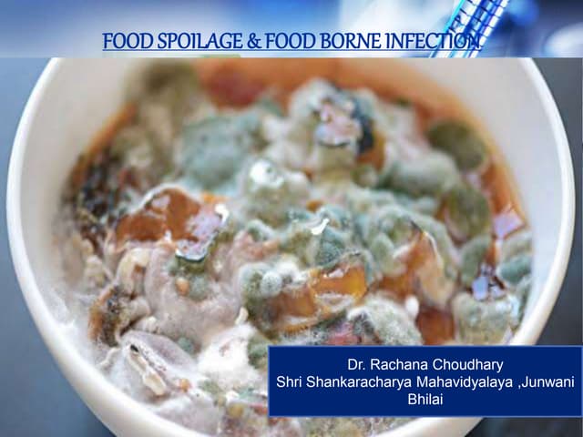 Food spoilage & food borne infection
