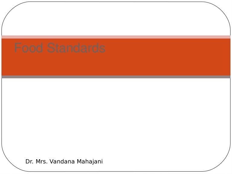 Food Standards