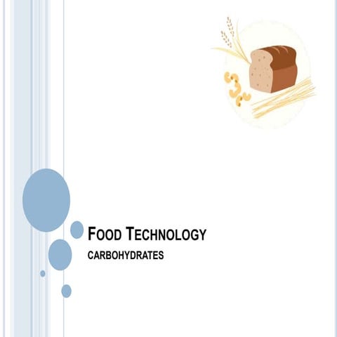Food Technology Carbohydrates