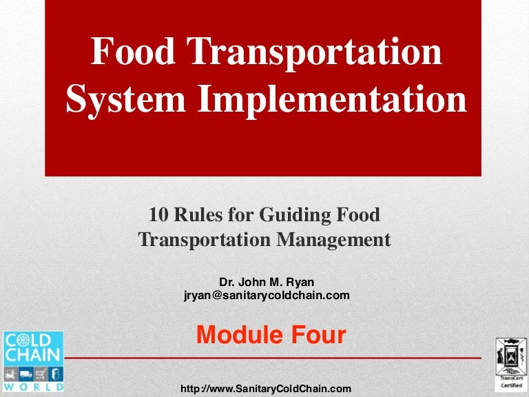 Food Transportation System