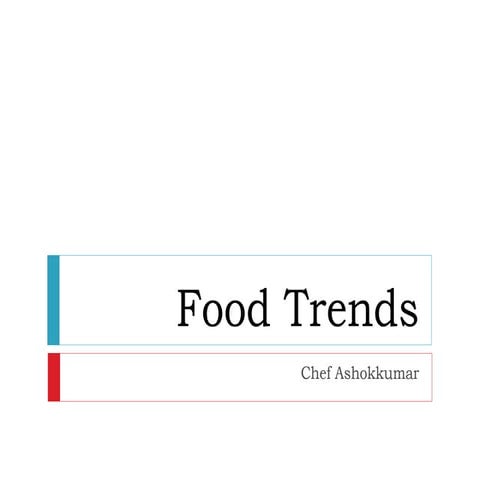 Food trends