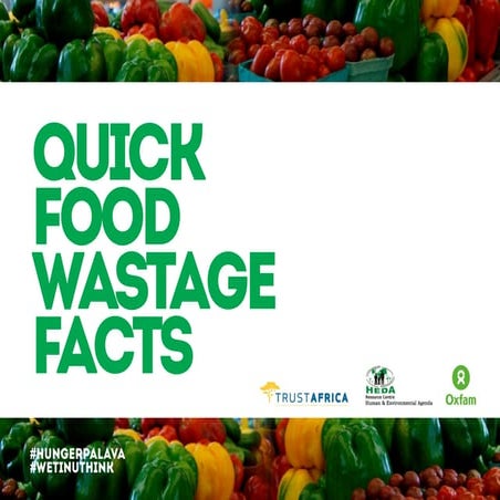 #Food wastagefacts Food Wasateg and the Hunger Problem: Issues and Opportunit...