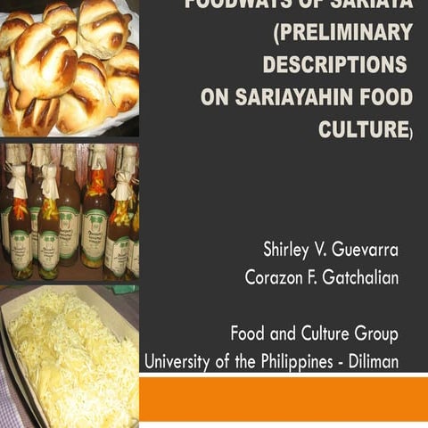 Foodways Of Sariaya