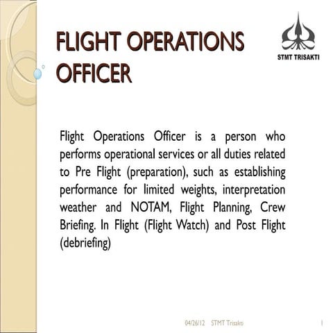 Foo (flight operation officer)