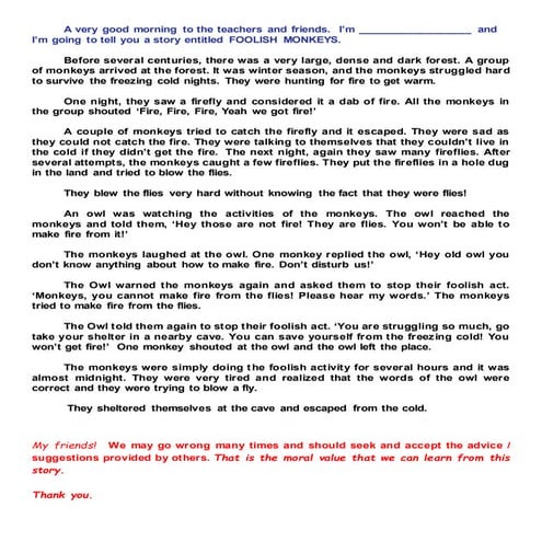 Emcee script | DOC