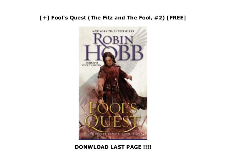 Fool S Quest The Fitz And The Fool 2 Free