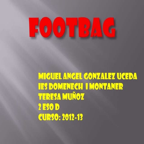 Footbag miguel angel g.