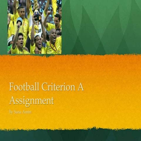 Football assignment