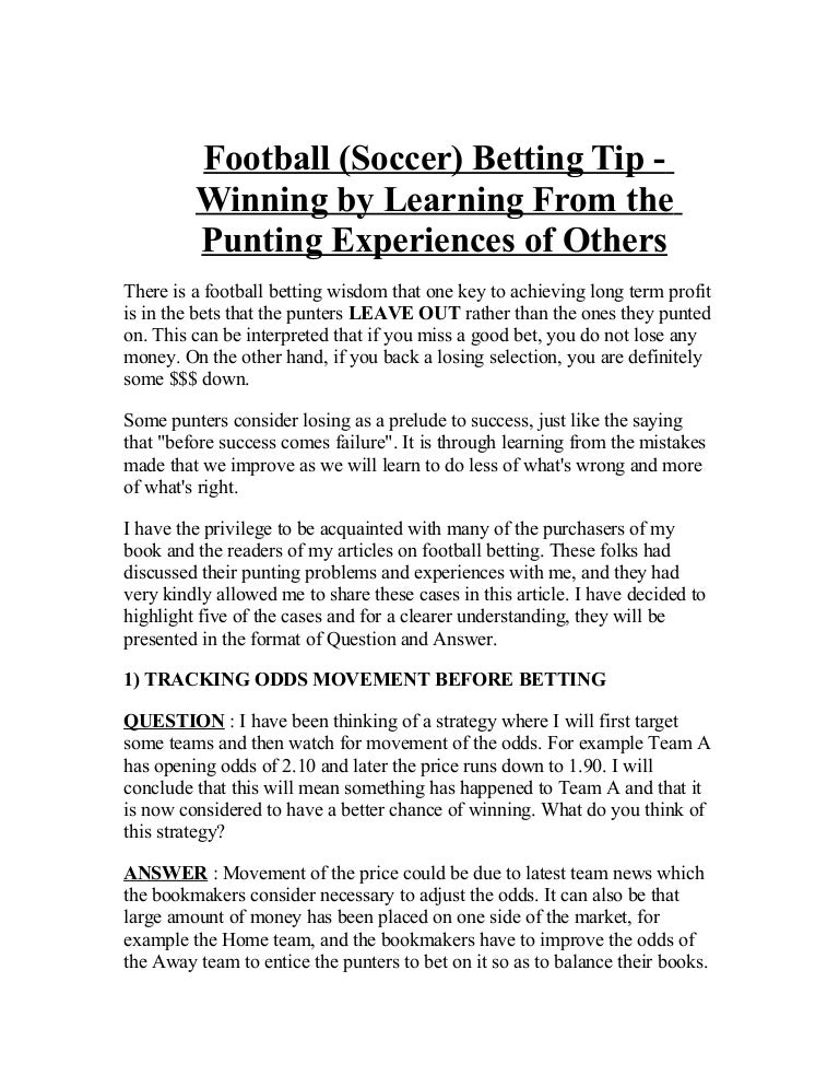 Betting Questions Betting Questions