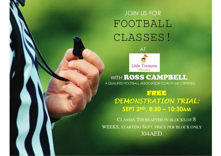 Football At Little Treasures Nursery