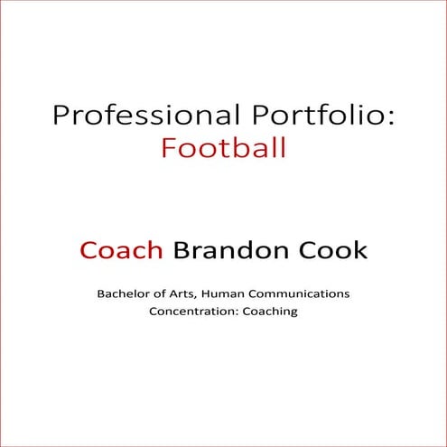 Football Portfolio