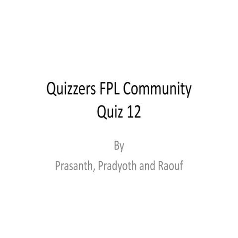 Football quiz