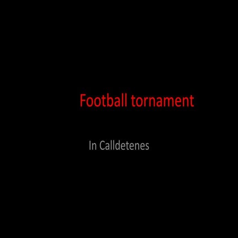Football tornament
