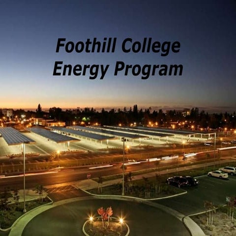 Foothill College Energy Program