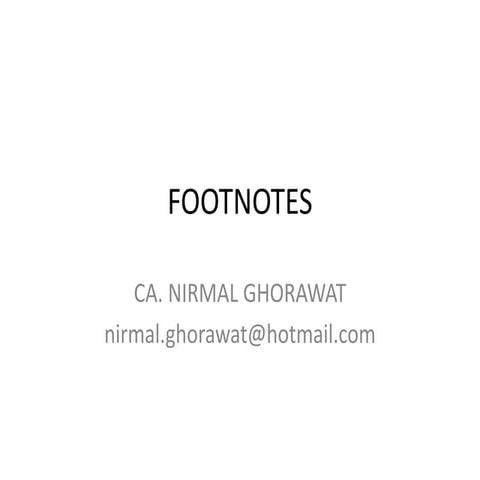 Footnotes
