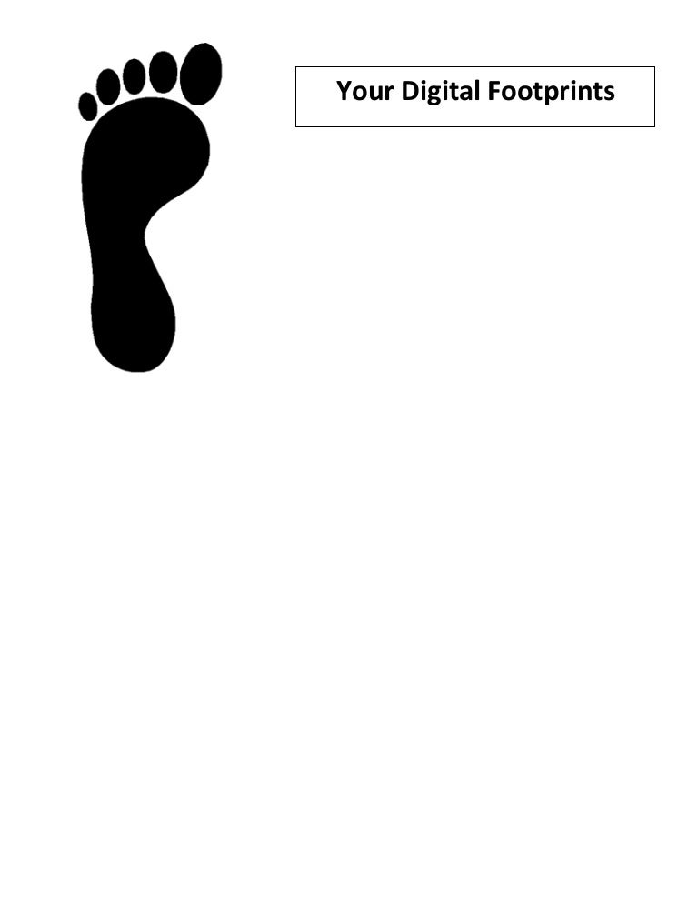 Footprint handout sheet