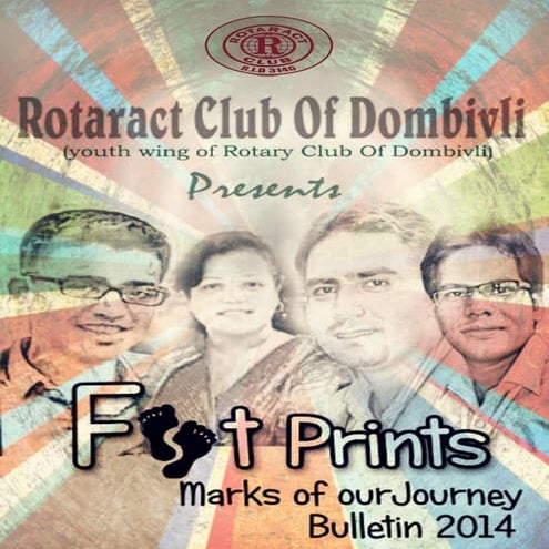 Footprints..... Marks of our journey