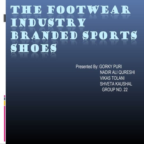 Analysis on Footwear industry