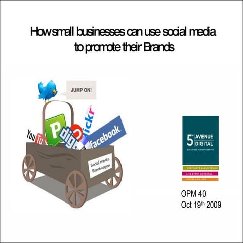 Branding your Business or Non for Profit using Social Media