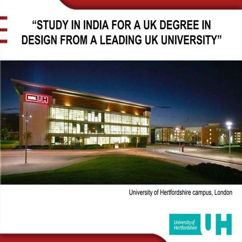 Design Degree from UK in India