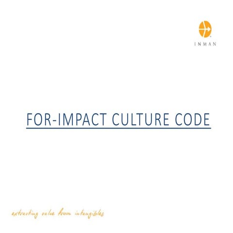 For impact culture code