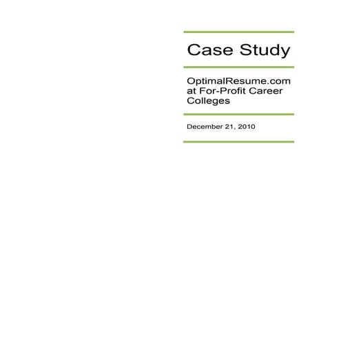 Private-Sector Case Study