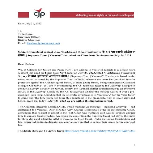 For-Website-230731-CJP-Complaint-to-Times-Now-Navbharat-Gyanvapi-show.pdf