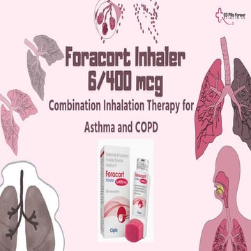 Foracort Inhaler 6/400 mcg: Maintenance Therapy Guide for Asthma and ...
