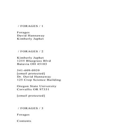   FORAGES  1ForagesDavid HannawayKimberly Japhet.docx