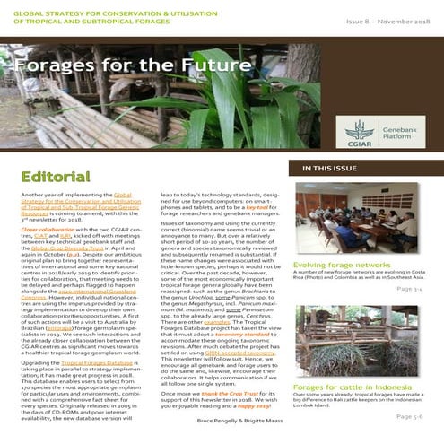 Forages for the Future Newsletter No 8