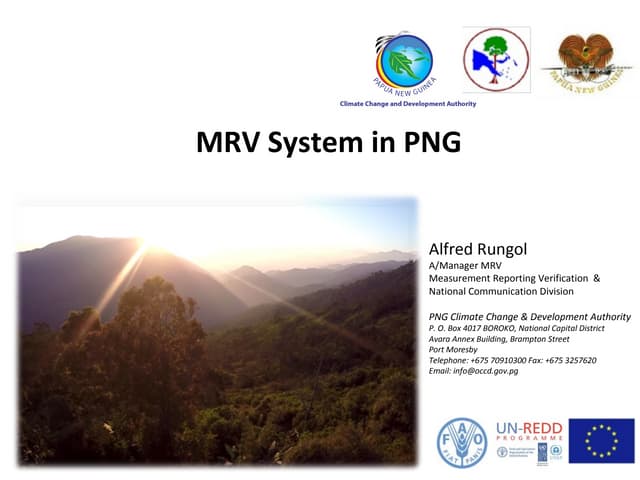 thumbnail of  Measurement Reporting Verification system in Papua New Guinea