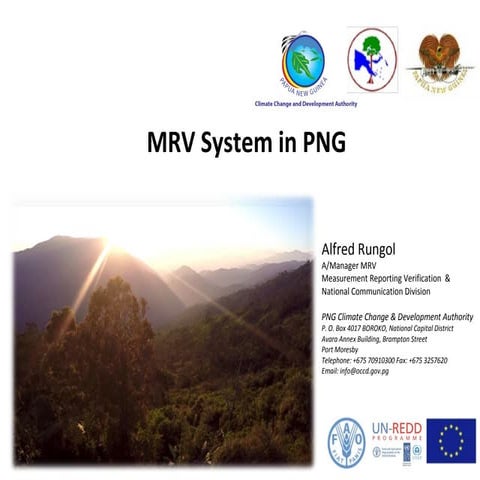 Measurement Reporting Verification system in Papua New Guinea