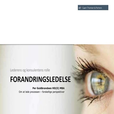Forandringsledelse