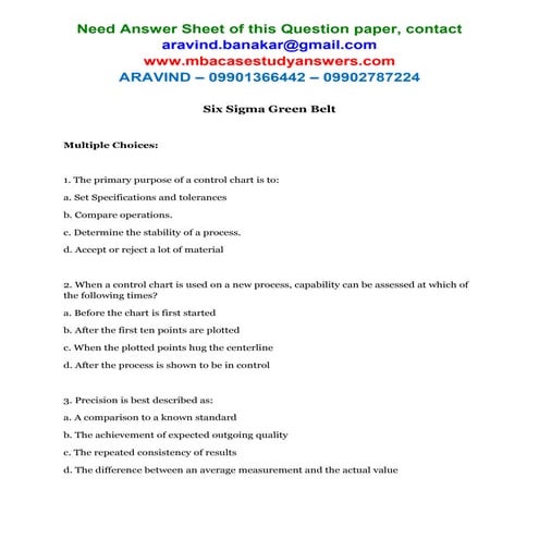 NCQC - Knowledge Test 06 | PDF