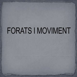 FORATS I MOVIMENT P3A BLAUS 