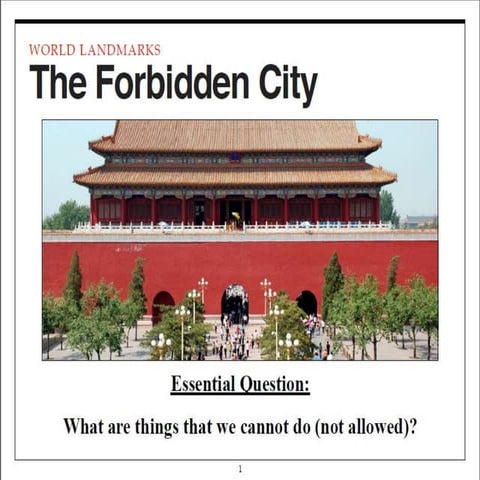 Forbidden city