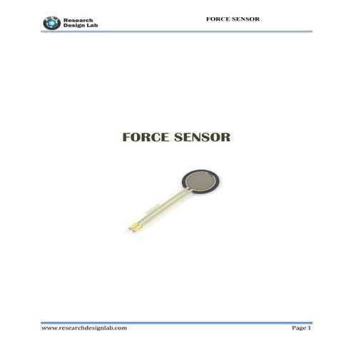 Force Sensor | PDF | Computer Peripherals | Computing