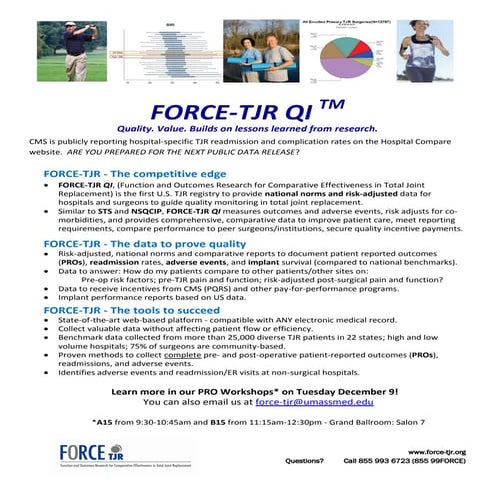 Force TJR Quality Overview 2014 | PDF