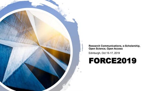 FORCE2019 Research Comms Conference