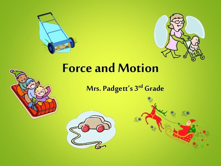 Force and Motion Vocabulary