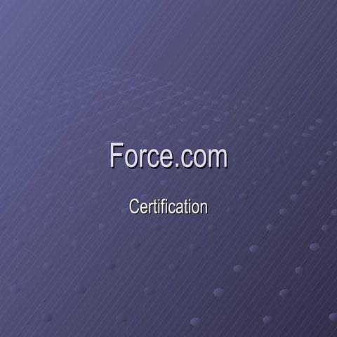 Force Certification