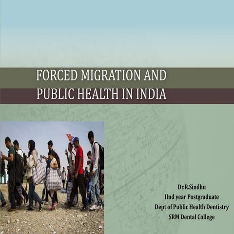 Forced migration and public health