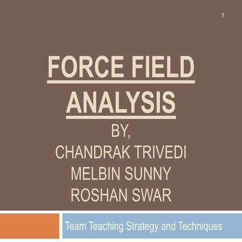 Force Field Analysis