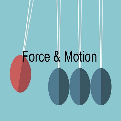 Force &amp; motion