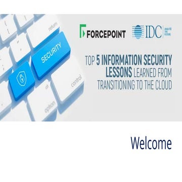 Top 5 Information Security Lessons Learned from Transitioning to the Cloud