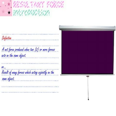 Force resultant force