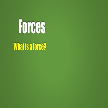 Forces