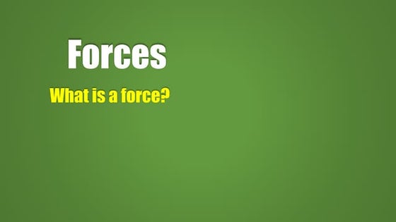 Forces and its types | PPT