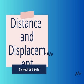 Forces and Motion Education Presentation in Green Dark Blue Neat Collage Styl...