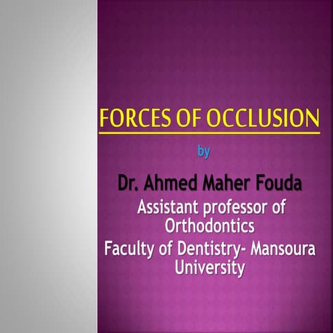 Forces of occlusion.ppt